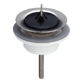 Ventilis praustuvui VIEGA 11/4 x 60 mm, Išleidimo, su kamščiu, plieninis, Vokietija