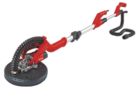 Gipso šlifuoklis EINHELL TC-DW 225, galia 600 W, šlif. paviršius Ø225 m, rankena 110-165 cm.