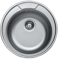 Plautuvė INOX DM-1106,214140 D-49 cm, plieninė, su ventiliu, kilmės šalis Kinija