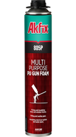 Montavimo putos AKFIX 805P, 750 ml, profesonalios putos, langų, durų montavimui.