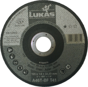Abrazyvinis metalo pjovimo diskas PREMIUMFLEX ROTTLUFF 125 x 1,6 x 22 mm., N