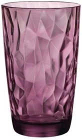 Stiklinė 470ml DIAMOND violetinė