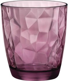 Stiklinė 390ml DIAMOND violetinė