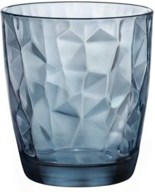 Stiklinė 390ml DIAMOND mėlyna