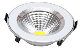 Montuojamas šviestuvas ORRO LED 3 W, 220-240 V, 180 lm, 3000 K, 30.000 h, apvalus, baltas