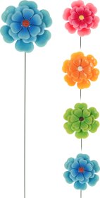 Sodo dekoracija GĖLĖ, įsmeigiama, įvairių sp., aukštis 67,5 cm.