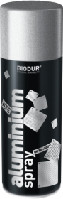 Aerozolinė emalė BIODUR Aluminium, 400ml