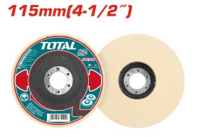 Veltinio poliravimo diskas TOTAL, 115x22 mm, TAC671151