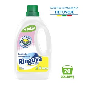 Skystas skalbiklis RINGUVA, 1 l, spalvotiems audiniams, koncentruotas, su tulžimi