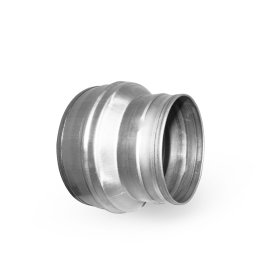 Perėjimas ALNOR RS-150-125, d150x125 mm, be tarpinės, cinkuota skarda