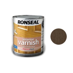 Greitai džiūstantis lakas RONSEAL Interior Varnish, Walnut, 0,75 l
