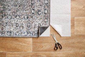 Neslystantis kilimėlis Stop, 90 x 150 cm, tinklelis, po kilimu, 100% vilna, ant minkšto paviršiaus, 200141