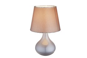 Stalinis nakties šviestuvas GLOBO Freedom, E14, 1 x 40W, 230V, pilka keramika, pilka tekstilė, 170 x 270 mm, 21651