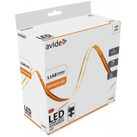 Šviesos diodų juosta AVIDE LED Strip Blister, 16W, RF 24V COB NW, IP20, 2m, 1168 Lm