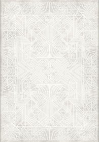 Kilimas Amber 29886B, 80 x 150 cm, 100% polipropilenas, 84-kreminės spl., Turkija