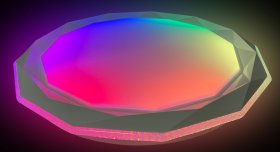 Lubinis LED šviestuvas SPECTOR LIGHT 17654S, 40 + 8 W, 3000-6500K + RGB keičia spalvas, 220-240 V, 4300 lm, IP20, su pultu, 480 x 70 mm