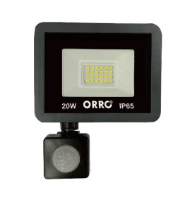 Prožektorius ORRO 51143, Eco, su judesio detektoriumi, LED, 20 W, 1400 lm, 4500 K, 220-240 V