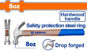 Plaktukas-viniatraukis WADFOW, kietmedžio rankena, 45CS, 0,22 kg, WMB3308