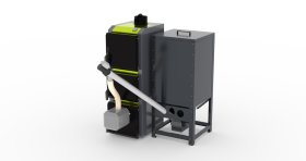 Granulinis, kombinuotas šildymo katilas ANTARA"Smart Sigma 50 N, 50 kW, 5-ta klasė