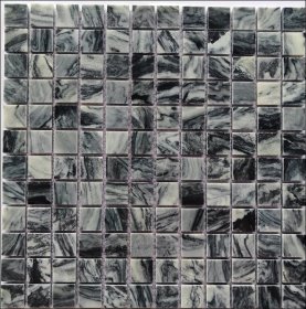 Natūralaus akmens mozaika MONA MOSAICS T02, 305 x 305 x 6 mm, 15 vnt./dėž., spl. pilkas marmuras