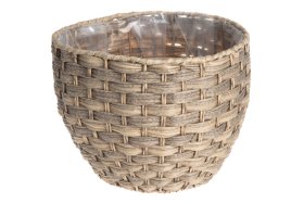Lauko vazonas 4Living Mocca, pintas, šviesiai rudos sp., 31 x 31 x 23 cm.