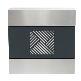 Pašto dėžutė LB53 NPDR1, antracito sp., 355 x 355 x 100 mm