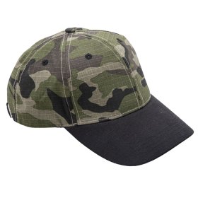 Kepurė LAHTI PRO, su snapeliu, kamufliažinė, žaliai ruda spalva, CE