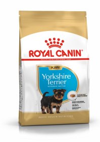 Sausas šunų ėdalas ROYAL CANIN, visavertis sausas subalansuotas pašaras, specialiai jorkšyro veislės šuniukams, (iki 10 mėnesių amžiaus), 0,5 kg