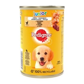 Konservuotas ėdalas šunims PEDIGREE Junior, su vištiena, 400 g