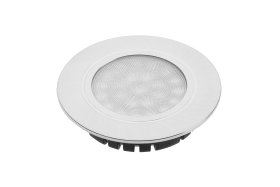 LED šviestuvas GTV Trevi, 4 W, 230V, 3000 K, 300 lm, IP20/IP44, įleidžiamas, apvalus, aliuminis, 70x20 mm, LD-TR24CB-53