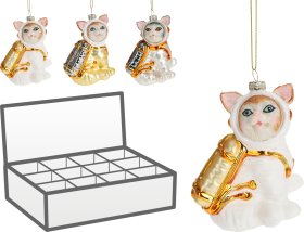 Eglutės žaisliukas Katė, 3 skirtingi dizainai, 1 vnt., 11 cm