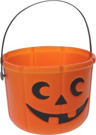 Helovyno kibirėlis, 18 x 14 cm, plastikinis