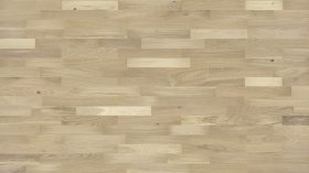 Parketlentė BARLINEK Molti, 2200 x 180 x 14 mm, 2,770 m2/dėž., 3 juostų, baltas matinis lakas, ąžuolas