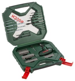 Grąžtų ir sukimo antgalių rinkinys BOSCH, 54 dalių