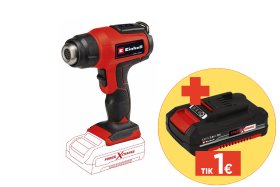 Akumuliatorinė orpūtė EINHELL TE-HA 18 Li Solo, 18 V, Li-ion, svoris 0,62 kg, temperatūra 350°C-550°C, oro srautšas 200 l/min,be akumuliatoriaus