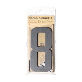 Namo numeris 8, 150 mm, antracito sp, nerūdijantis plienas