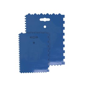 Plastikinės dantytos glaistyklės PAINTER, 177x133 ,132x90 mm, rinkinys 2 vnt., SZP1655