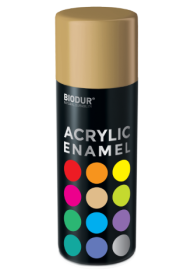 Aerozolinė emalė BIODUR Acrylic, RAL1001, smėlinė, 400ml