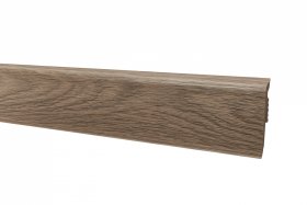 Polimerinė grindjuostė ARBITON VIGO 60, Nr. 12, 60 x 15 x 2200 mm, spl. tamsus ąžuolas