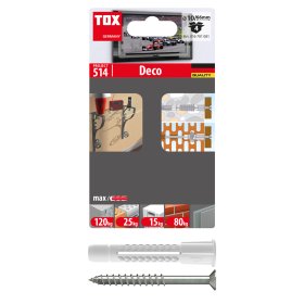 Universalus kaištis TOX Deco, 10/66, 4 vnt.