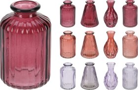 Vaza, 4-ių dizainų, 3-jų spalvų, 10 cm