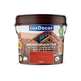 Impregnantas medienai LUXDECOR, (03) kedras, laukui ir vidui, 5 l