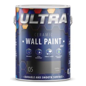 Interjero dažai ULTRA Ceramic, 0,7 l, Grafitas sp. (5)