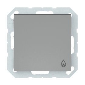 Skambučio jungiklis VILMA QR1000, 1 klavišo, įleidžiamas, be rėmelio, pilka matinė sp., P110-012-02