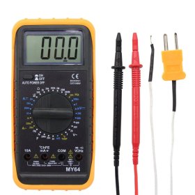 Multimetras ELECTRALINE 58202, skaitmeninis, profesionalus, DCV-ACV-DCA-ACA-OhM-CAP-FREQ, juodos sp.