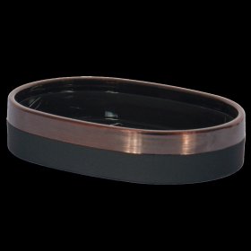 Muilinė SEPIO Murcia Black, pastatoma, ABS/guma, juodos/bronzinės spl.