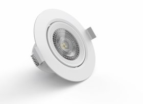 Įmontuojamas šviestuvas TECHTOUCH 2027261, apvalus, LED, 7W, 560 lm, 3000 K, 220-240 V, 25000 val.