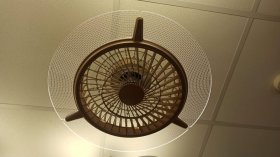 Išmanusis pakabinamas LED šviestuvas su vent. BALTIK GAISMA, Py270, SMART+ WiFi, galia 2 X 48 W, ventiliatoriaus galia 40 W, 3000+6500K, 230V, su pultu, dimer., 580x225 mm