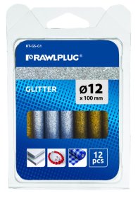 Klijai su blizgučiais RAWLPLUG, 12 x 100 mm, 12 vnt., RT-GS-G1