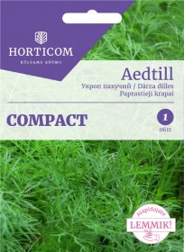 Prieskonių sėklos, HORTICOM krapai paprastieji Compact, 5 g